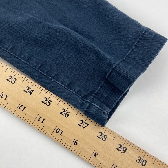 Aero Chino Pants Womens 28/30 Skinny Blue Flat Front - Picture 7 of 10
